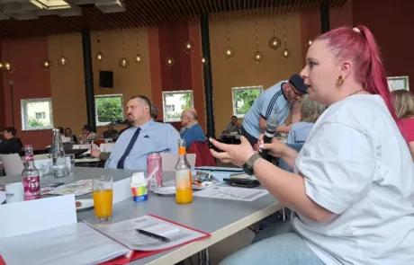Saarländische Werkstatträte bei Mitgliederversammlung WRD in Berlin