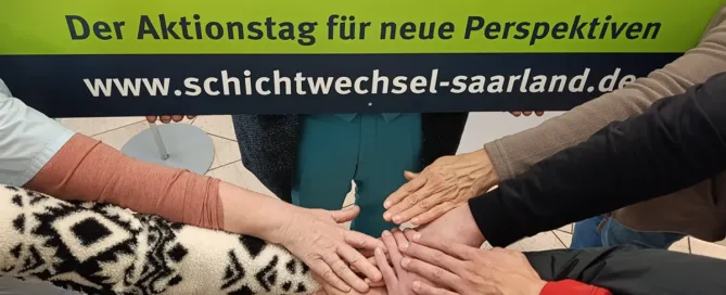 Aktion Schichtwechsel Hände